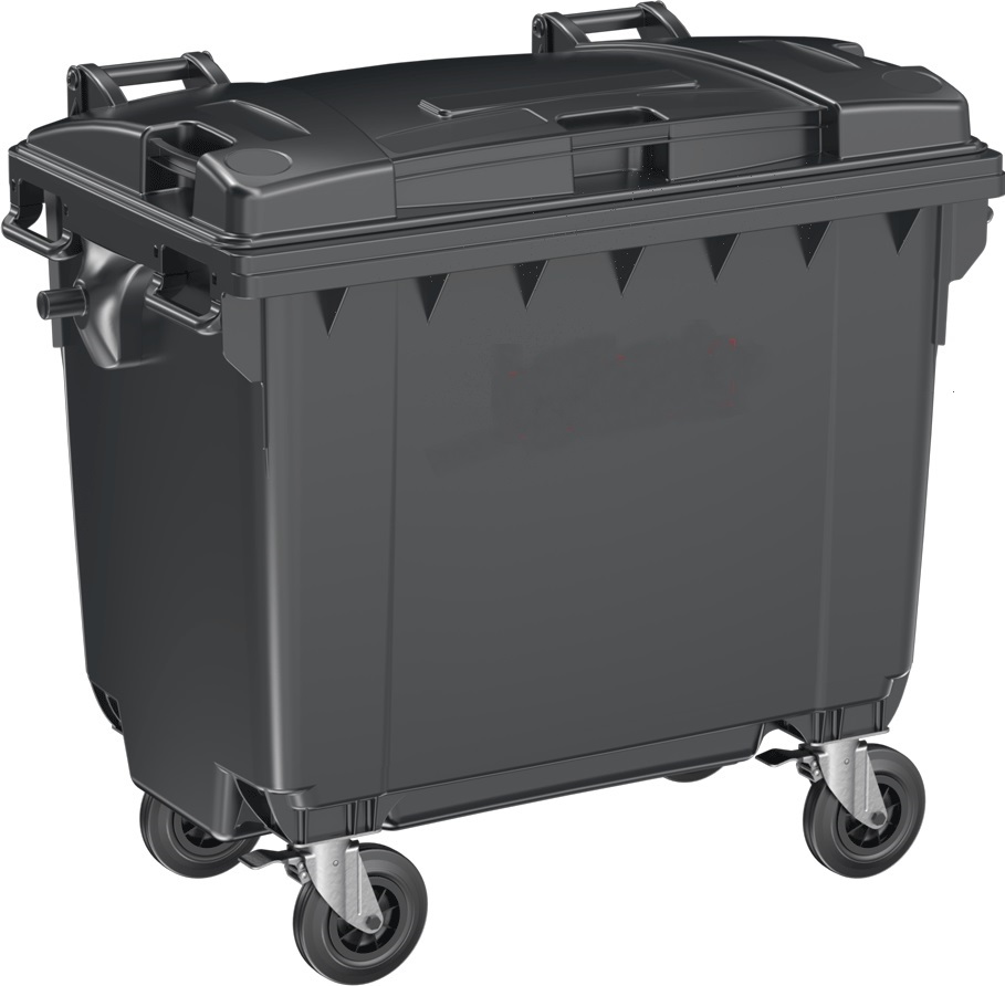 Контейнер для твердих побутових відходів, 660 л, EN 840-2, п/в, VSMECO